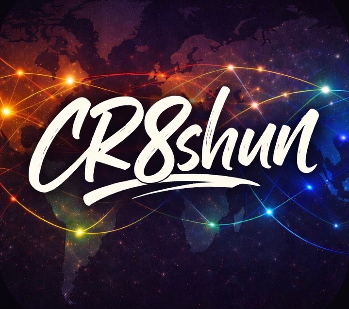 Cr8shun banner logo